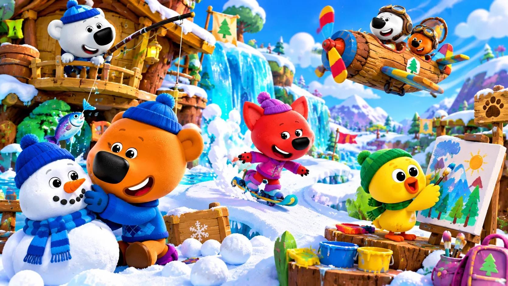 Мимимишки | новые серии игры | детям #игры #мультики #мимишки #детям