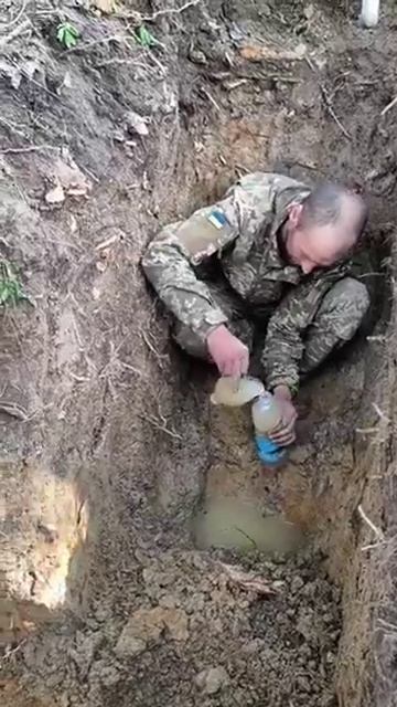 Боевики ВСУ добывают воду сами