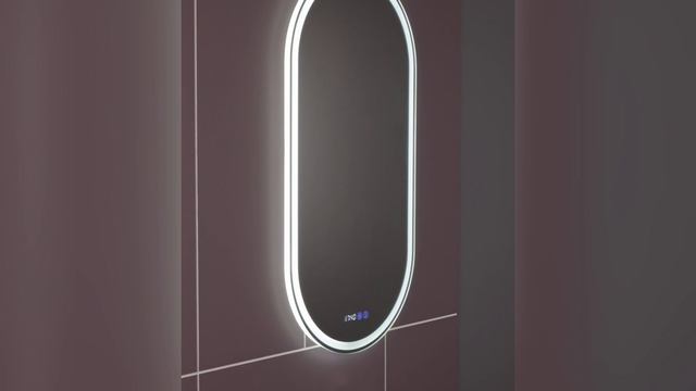 Зеркало Монте 50х100 LED (овал) (288970)