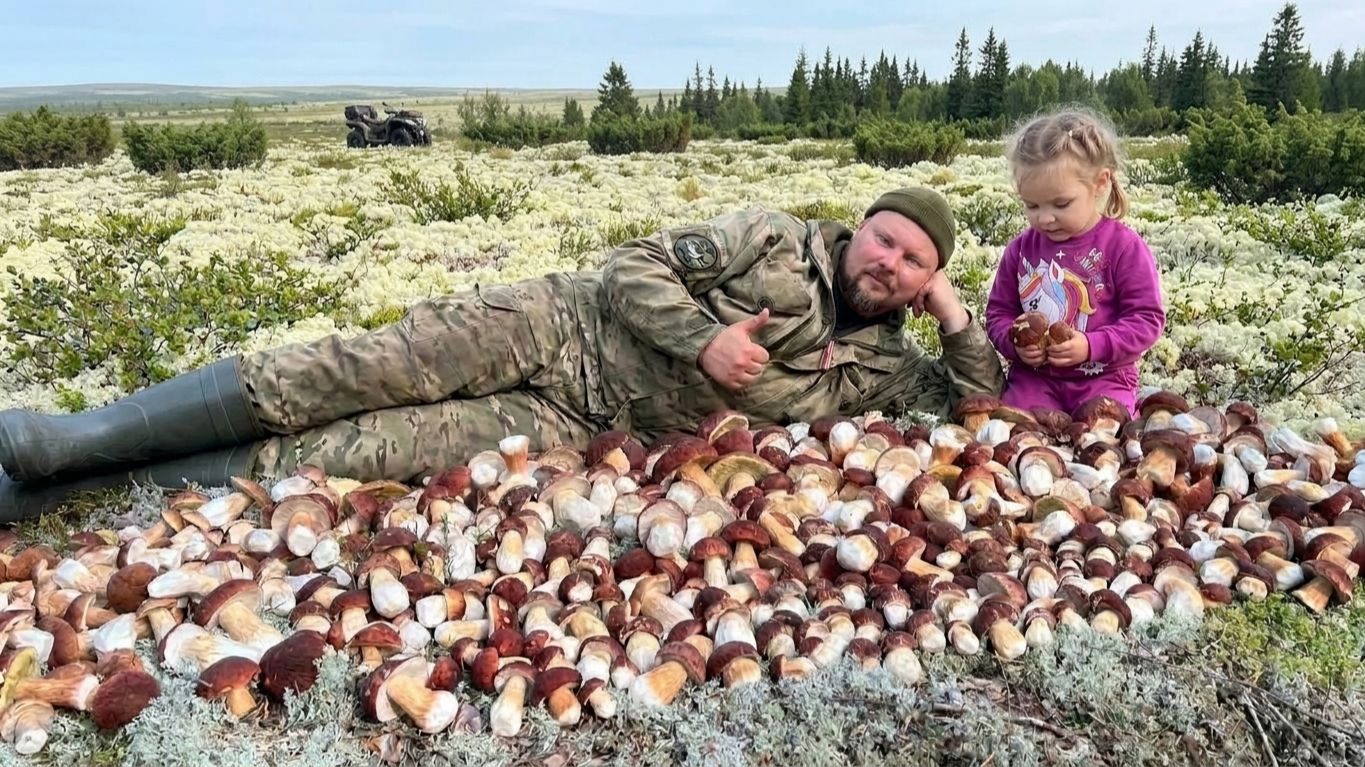 С дочкой собираем БОРОВИКИ. Белые грибы на зиму.Жизнь в деревне
