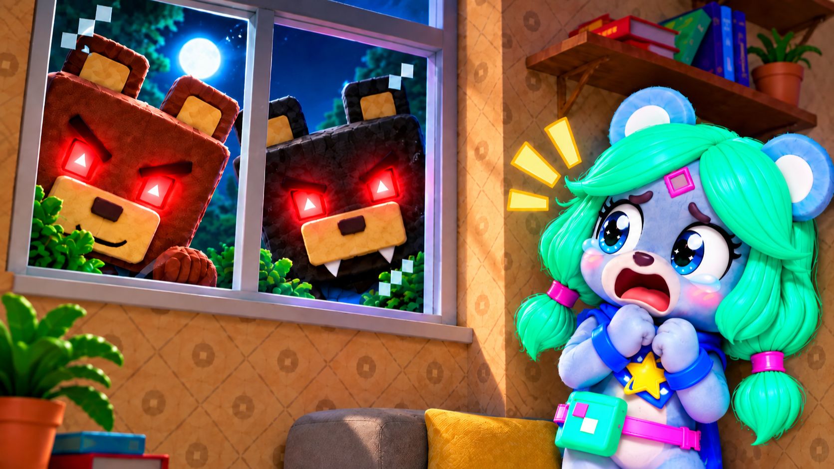 😱Я СПРЯТАЛАСЬ В ДОМЕ ОТ ЗЛЫХ МЕДВЕДЕЙ в ИГРЕ СУПЕР МИШКА! SUPER BEAR ADVENTURE