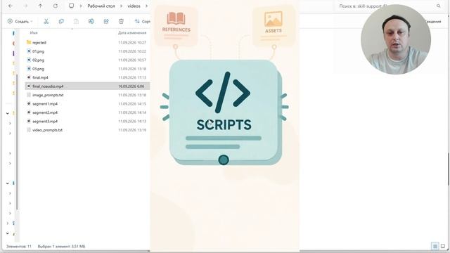 Проигрыватель для записи Reels без панели инструментов