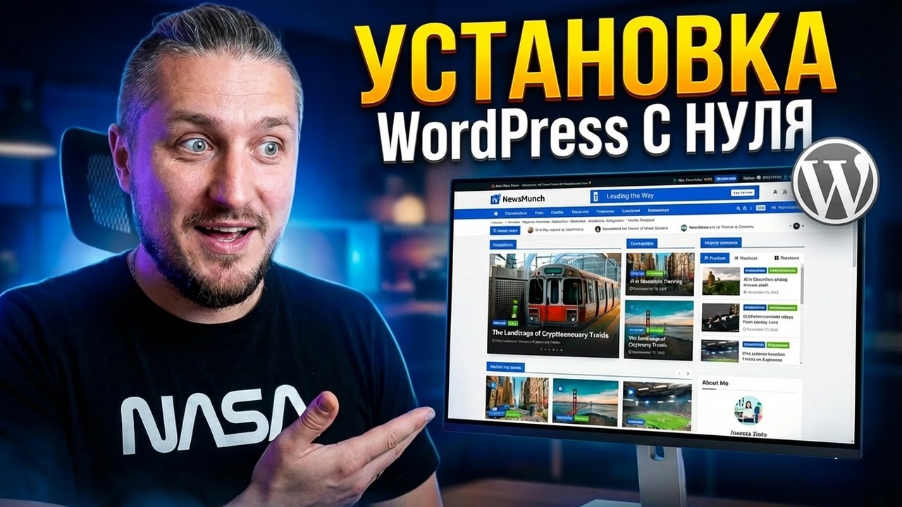 Установка WordPress с нуля в 2026 году | Полная настройка для новичков