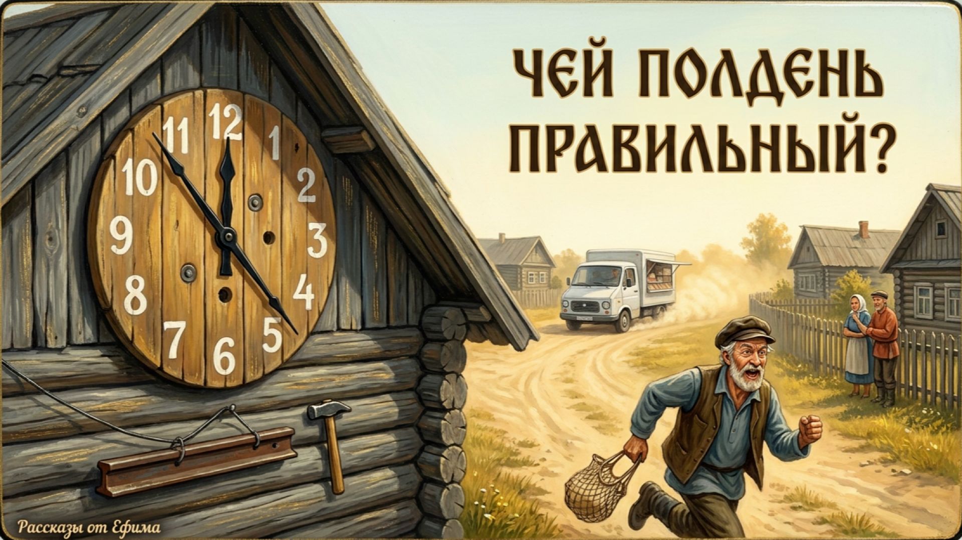 ПОВЕСТЬ про часы, из-за которых поссорилась деревня