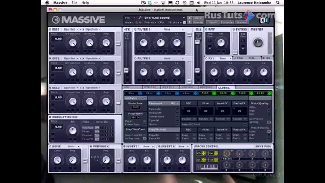 Урок №2. VST MASSIVE NATIVE INSTRUMENT