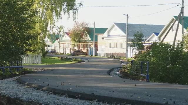 Аксарино преобразилось сельчане заасфальтировали более 2 километров улиц