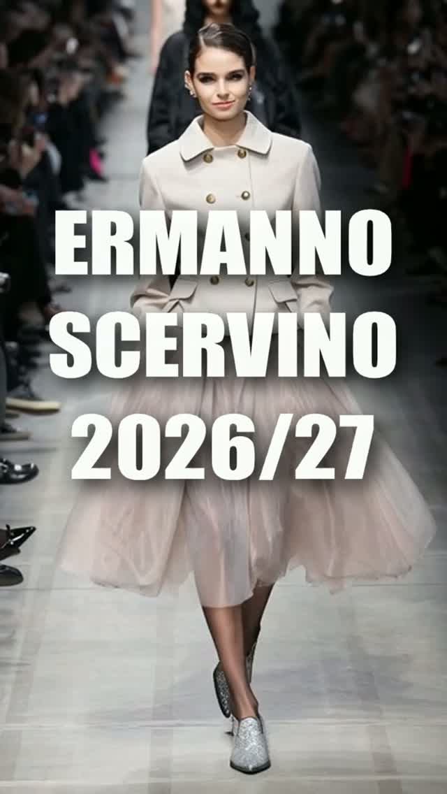 🔥 ERMANNO SCERVINO коллекция осень-зима 2026-2027 на Неделе моды в Милане