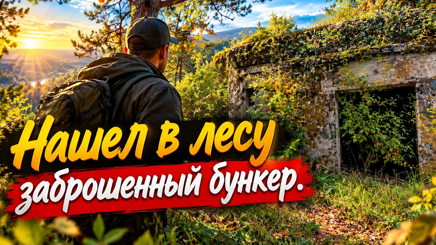 Заброшенный военный бункер.