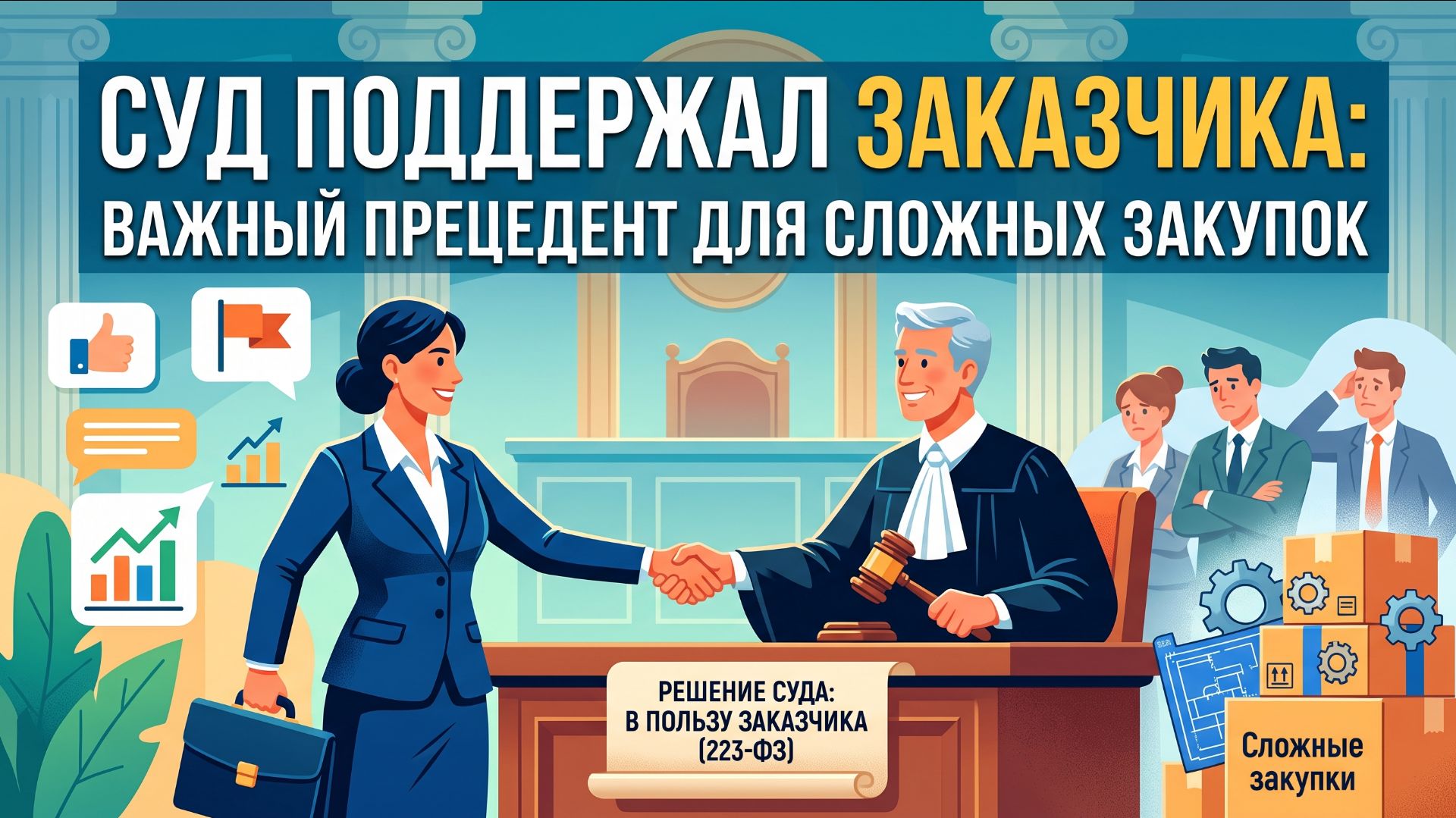 Суд поддержал заказчика: важный прецедент для сложных закупок