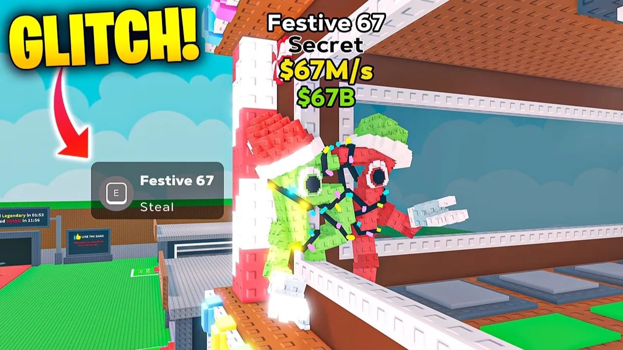 Roblox Steal A Brainrot: смешные моменты #35 — GLITCH!
