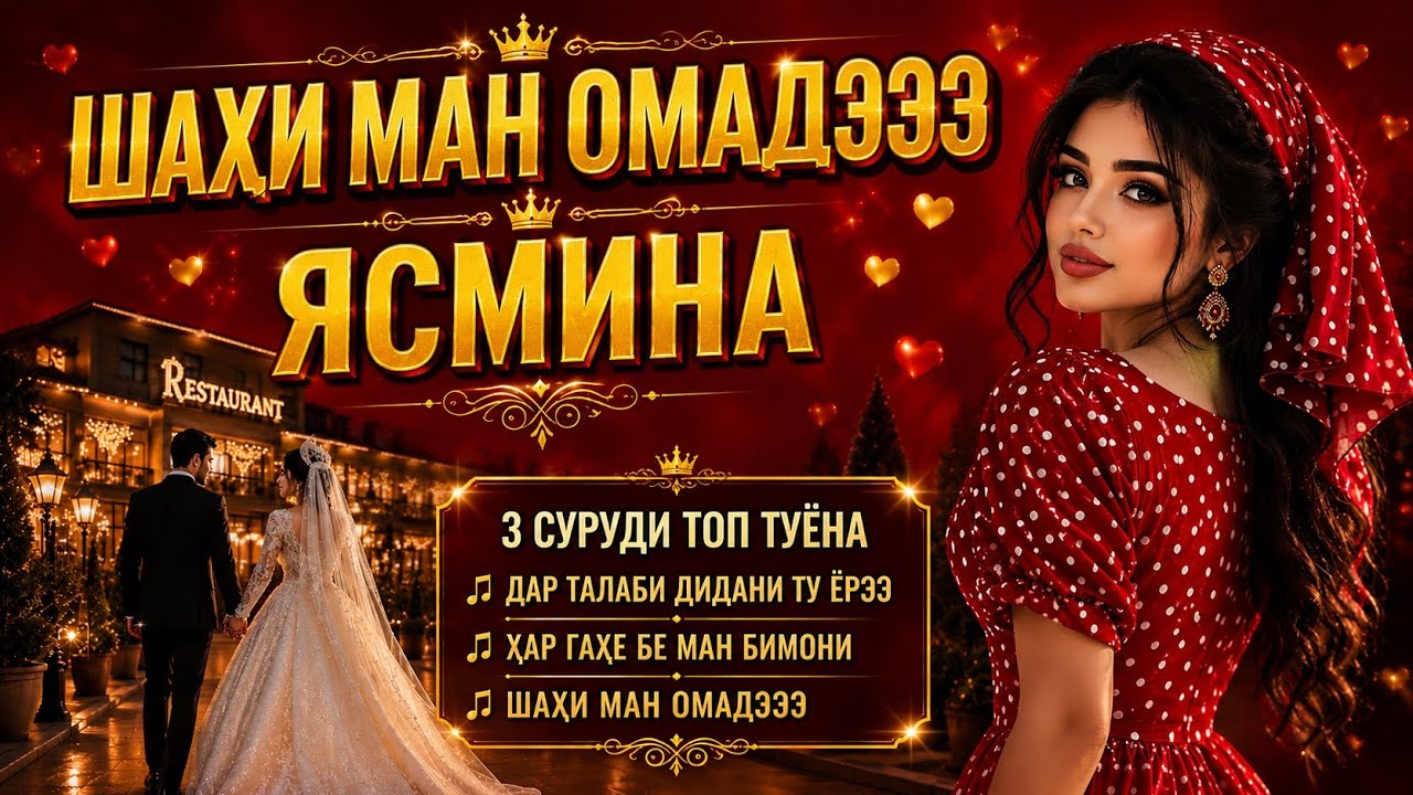 Ясмина - Шаҳи Ман Омадее💃Навшаҳи Ман Омадее (3 Топ Суруди Туёна) Хит 2026