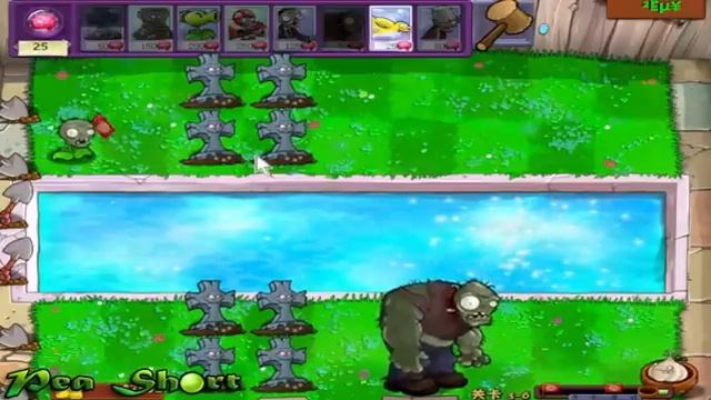 Zombies Vs. Plants (ZvP) Adventure Pool Level 3-1 To 3-10