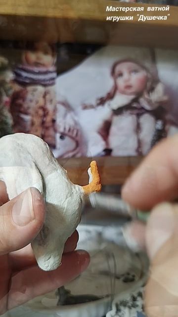 Гуси из ваты.