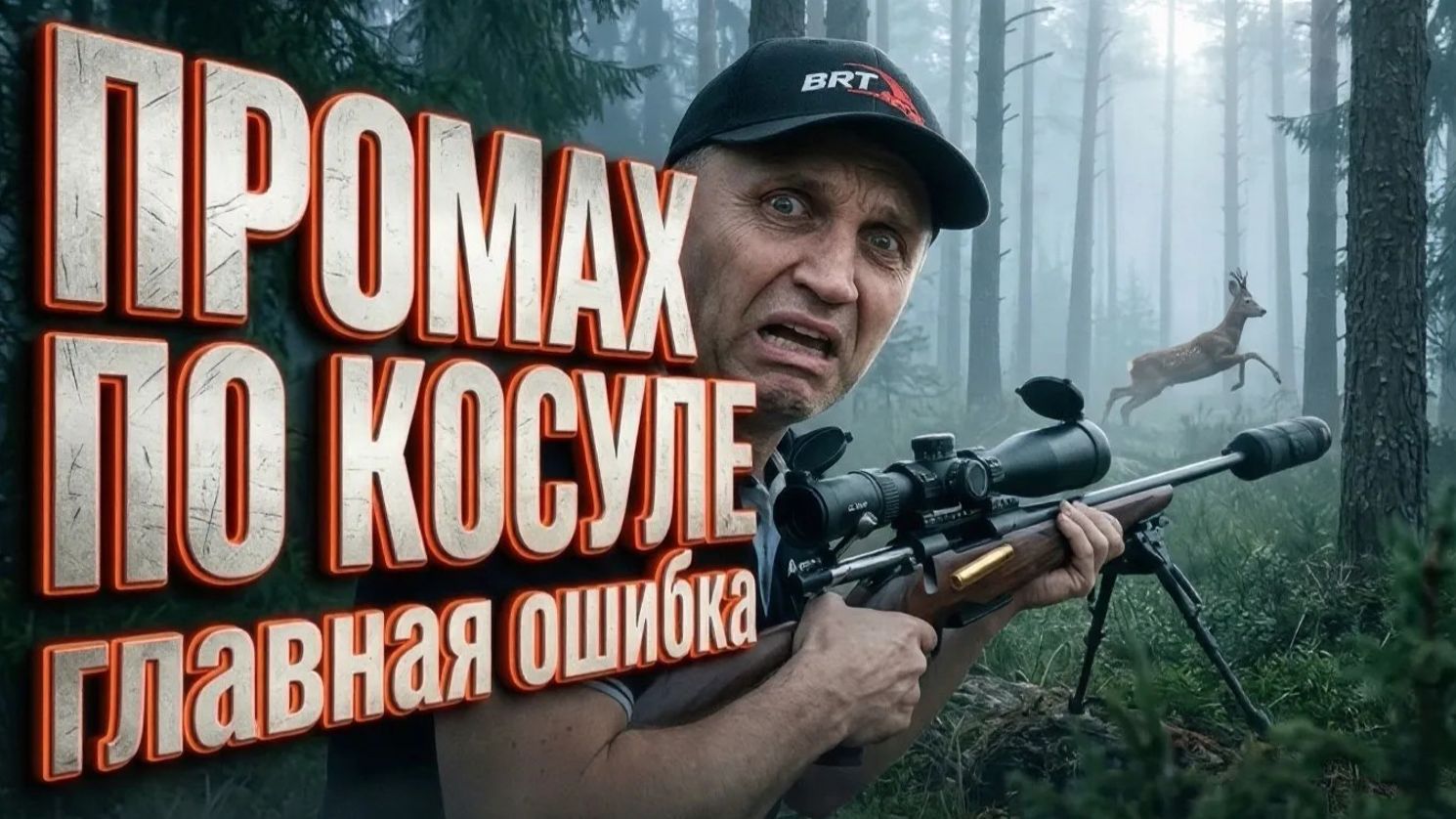 Разбор промахов после охоты на самца сибирской косули