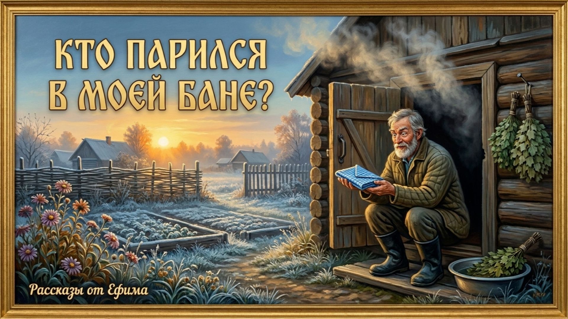 РАССКАЗ про баню, в которой ночью кто-то побывал