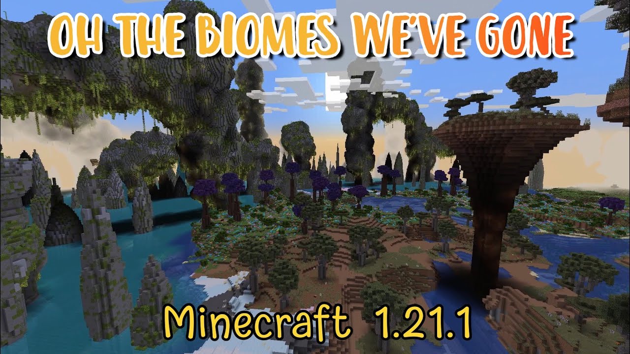 Новые биомы в Minecraft | Oh The Biomes We've Gone mod | Minecraft 1.21.1