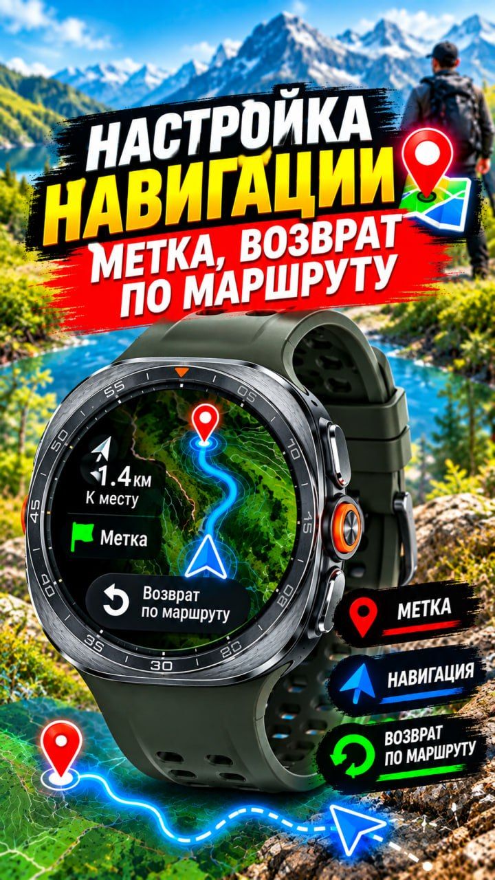 Настройка навигации на Galaxy Watch Ultra 2, и когда она появится на других?