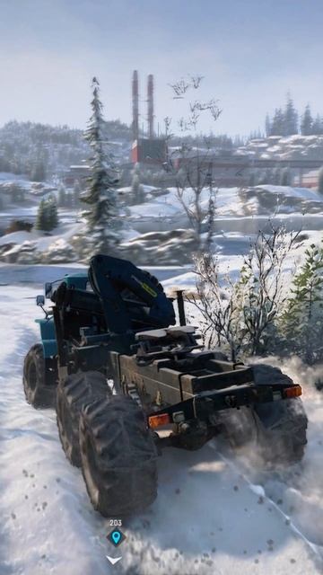 Урал Полярник SnowRunner #зимняядорога #snowrunner #automobile #урал #полярник #shorts