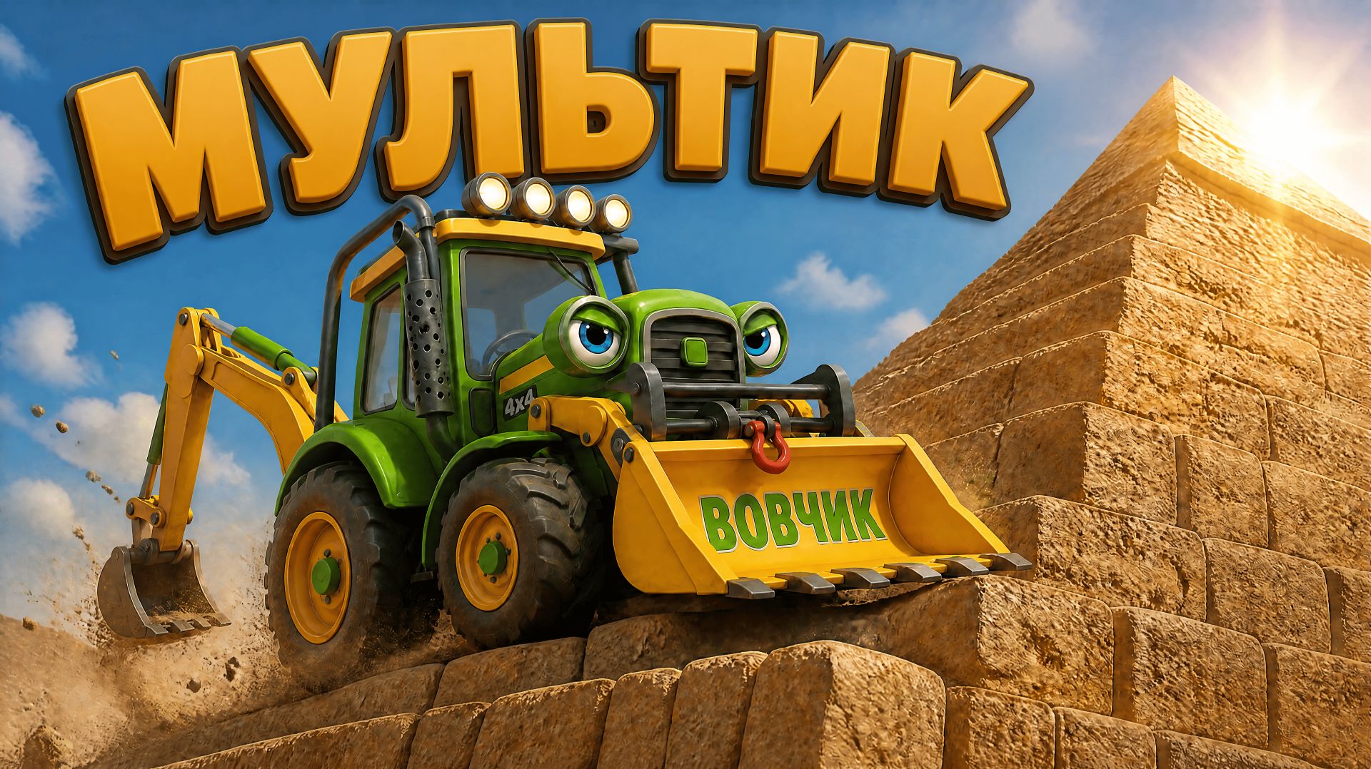 МУЛЬТИК ТРАКТОР ВОВЧИК и ЕГО ПРИКЛЮЧЕНИЯ. БЕЗ ПЕСЕН