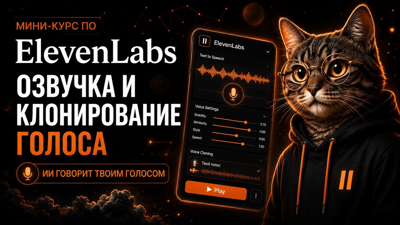 ElevenLabs: Создаём Реалистичный ИИ-Голос С Нуля