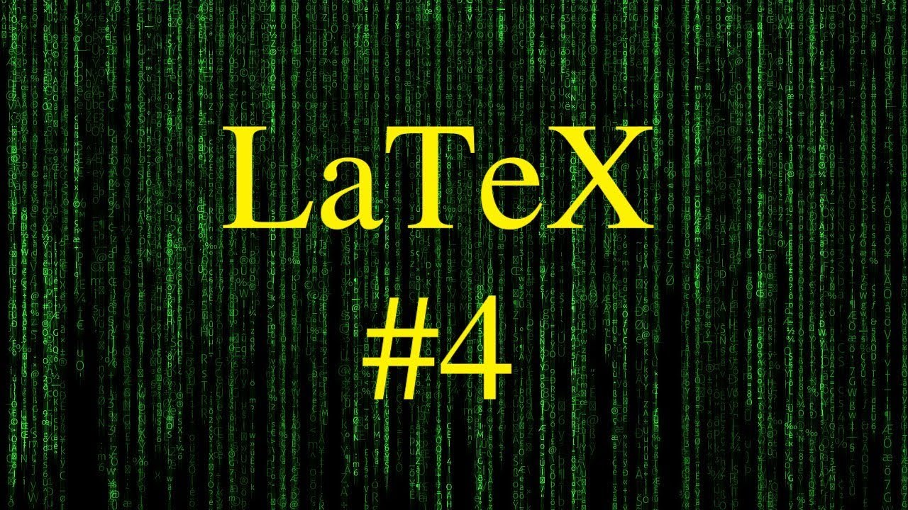LaTeX, TeXstudio. Перечни