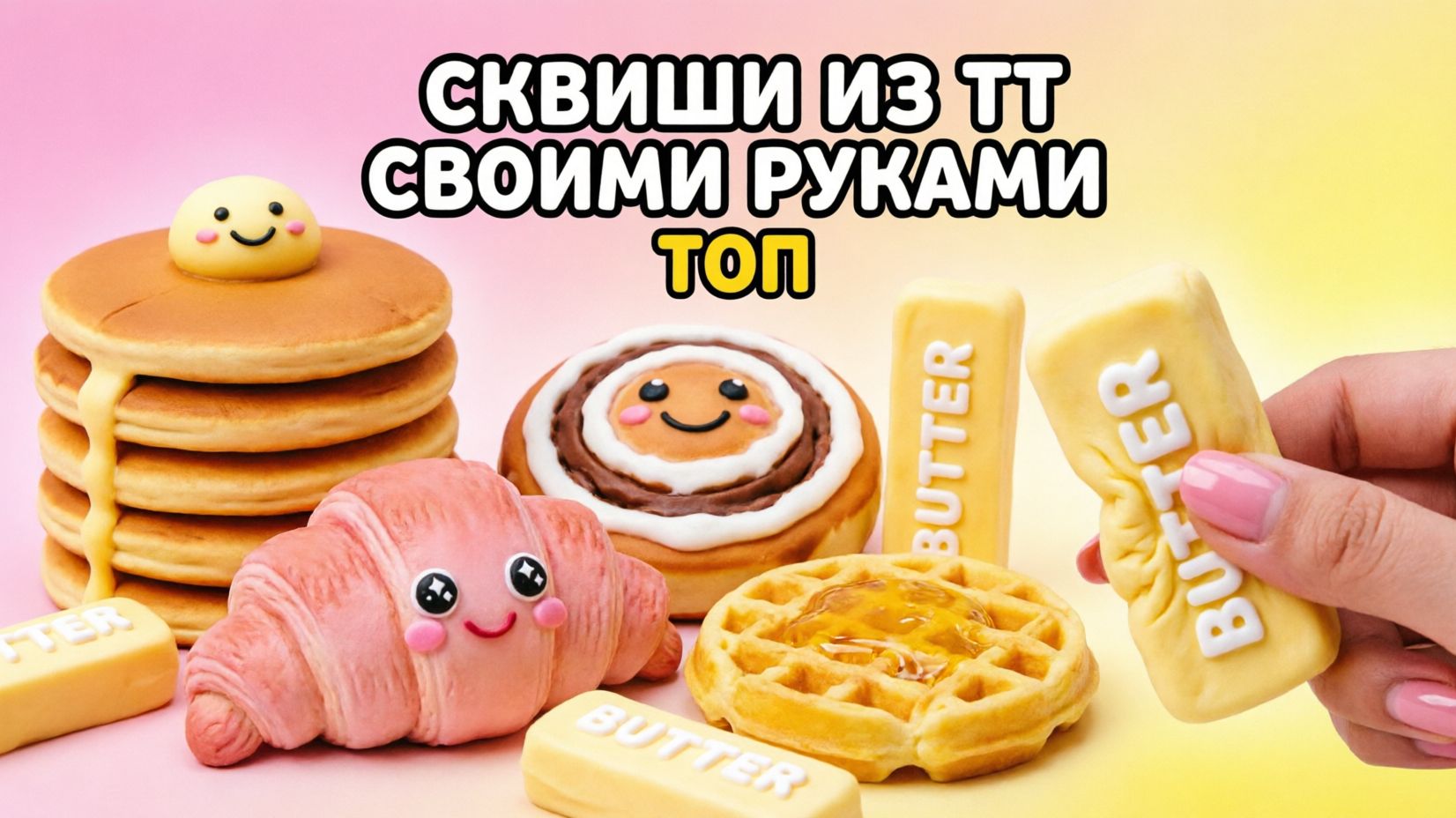 ТОП САМЫХ КРУТЫХ СКВИШЕЙ ИЗ ТТ СВОИМИ РУКАМИ 💛💚💙
