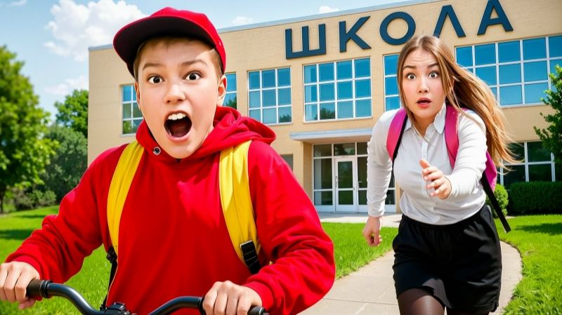 Богдан и Света Прогуляли Школу ! Луномосик НОВОЕ