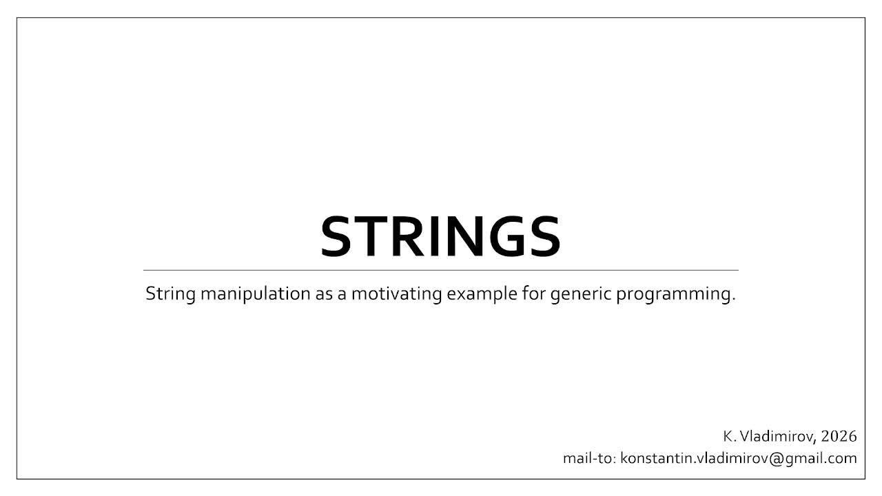 C++ Masters, Lecture 2