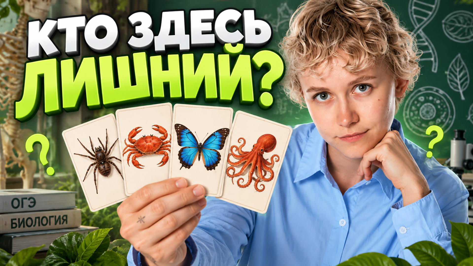 Самые жесткие ловушки по зоологии на ОГЭ | Елена Зеленская | Умскул