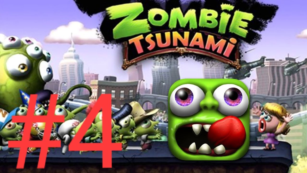😋🧟ЛЮДИШКИ ПОЕДАЮТСЯ - ЗОМБИКИ НАЕДАЮТСЯ;)🧟😋 |Zombie Tsunami|#4