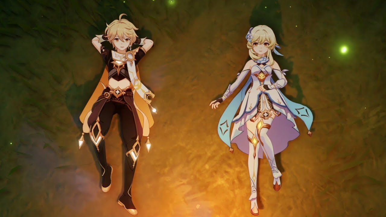 Genshin Impact - Lumine And Eather - Meeting In The Dream
