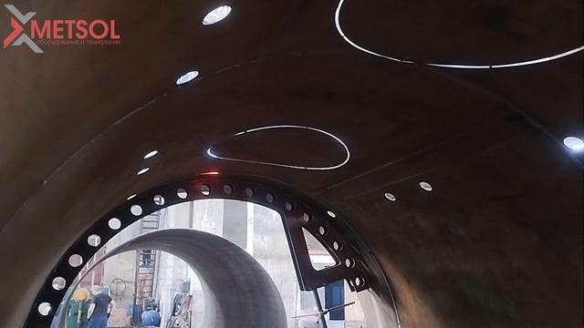 Автоматическая сварка обечаек с системой слежения за дугой