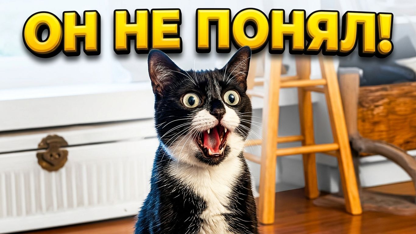 ОН НЕ ПОНЯЛ! 🐕 Уморительные Реакции Собак и Котов До Слез