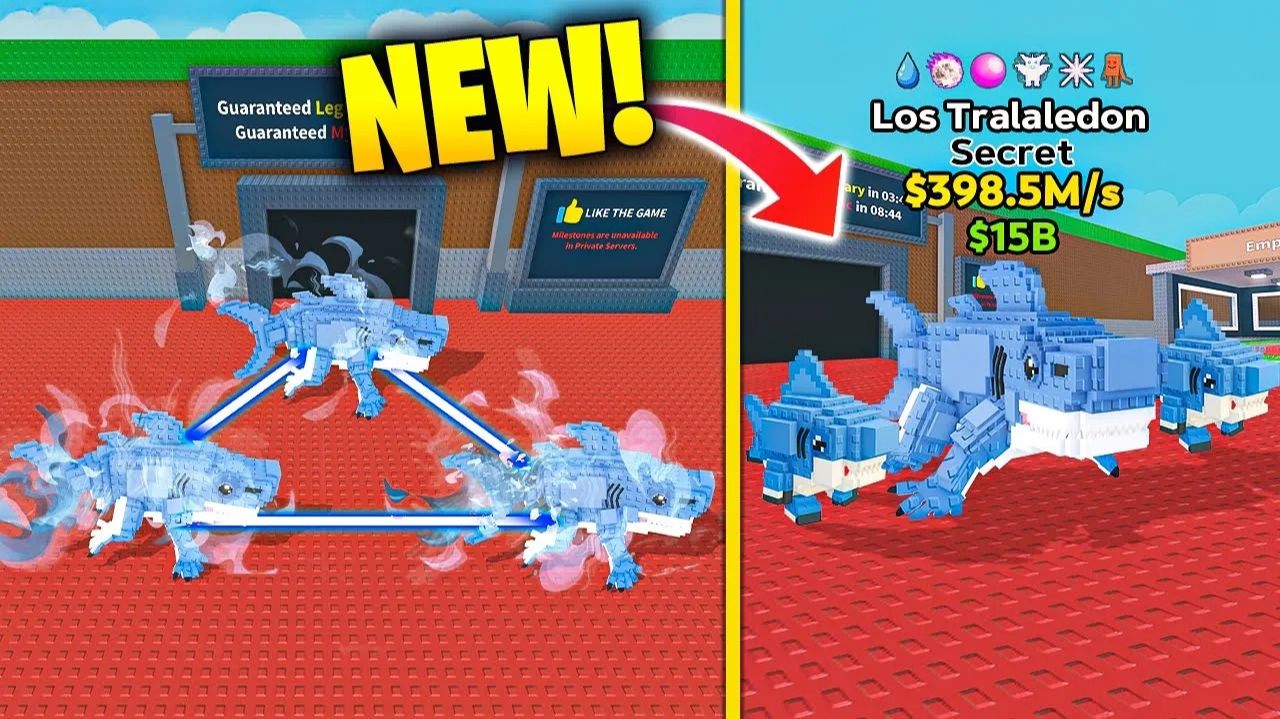 Roblox Steal A Brainrot: смешные моменты #8 — TUNG TUNG SAHUR