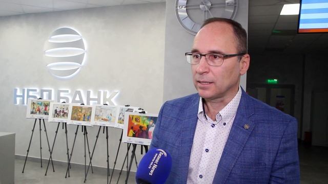 «Бизнес глазами детей» выставка рисунков открылась в офисе НБД-банка на Горького