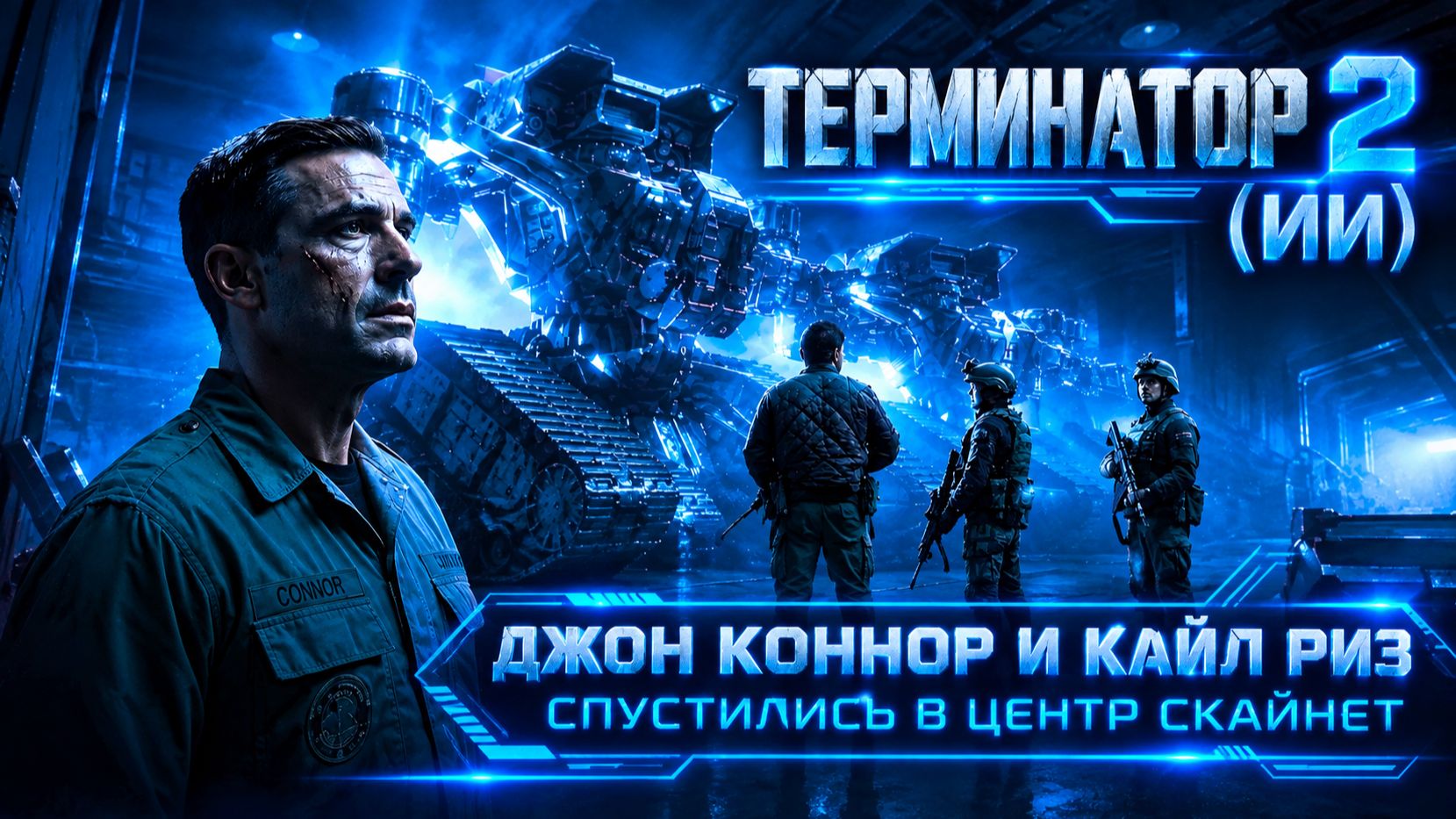 TЕРМИНАТОР 2 (ДЖОН КОННОР ВНУТРИ СКАЙНЕТ) James Cameron’s  Scene — Skynet (ии)