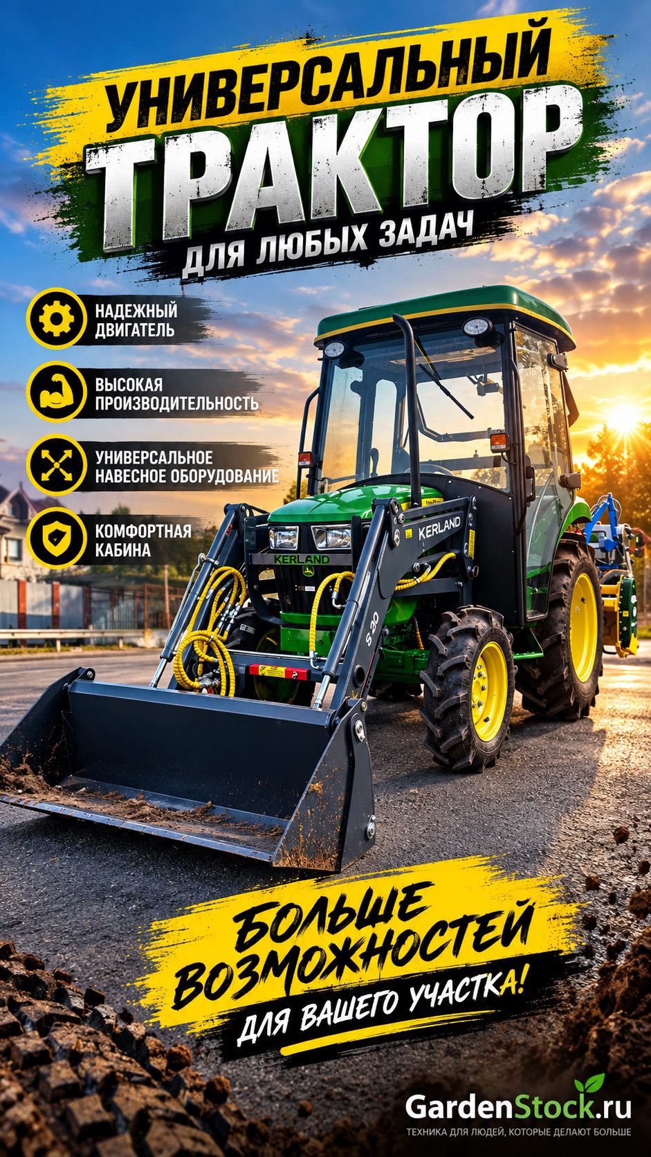 Минитрактор John Deere 3036 E - когда качество говорит само за себя! #трактор #минитрактор #ДжонДир