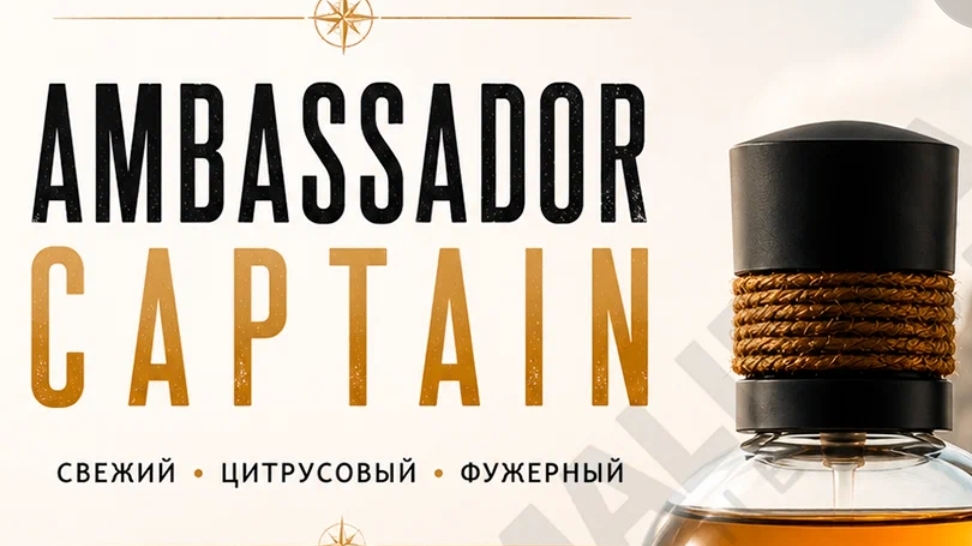 AMBASSADOR CAPTAIN. Линейка ароматов. Достойно, но не стойко