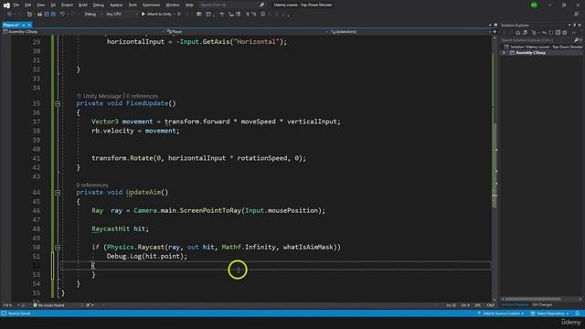 402 Ускоренный курс для начинающих (Полное руководство по Unity 3D: шутер с видом сверху)