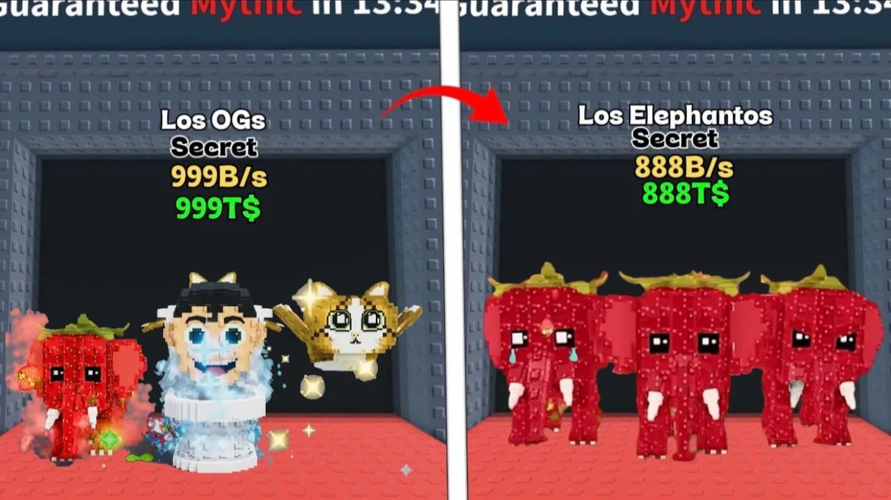 Новые Los OGs и Los Elephantos Brainrots — новое обновление и события!