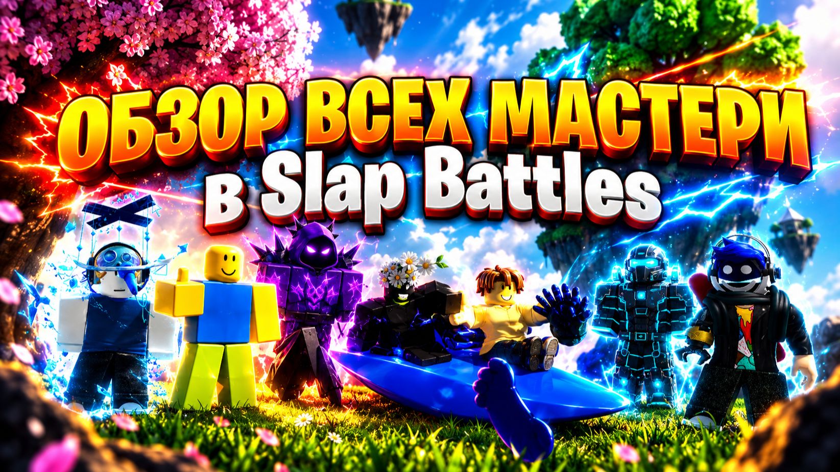 ОБЗОР ВСЕХ МАСТЕРИ (часть 5) в Slap Battles Roblox