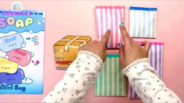 РАСПАКОВКА БУМАЖНЫХ СЮРПРИЗОВ! 🎁 сквиши антистресс мыло DIY