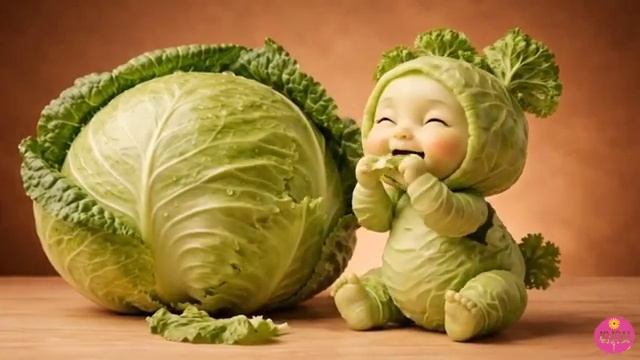 Малыш-овощ 😍🥦🥕🌽 | Самое милое фуд-арт, что вы когда-либо видели!