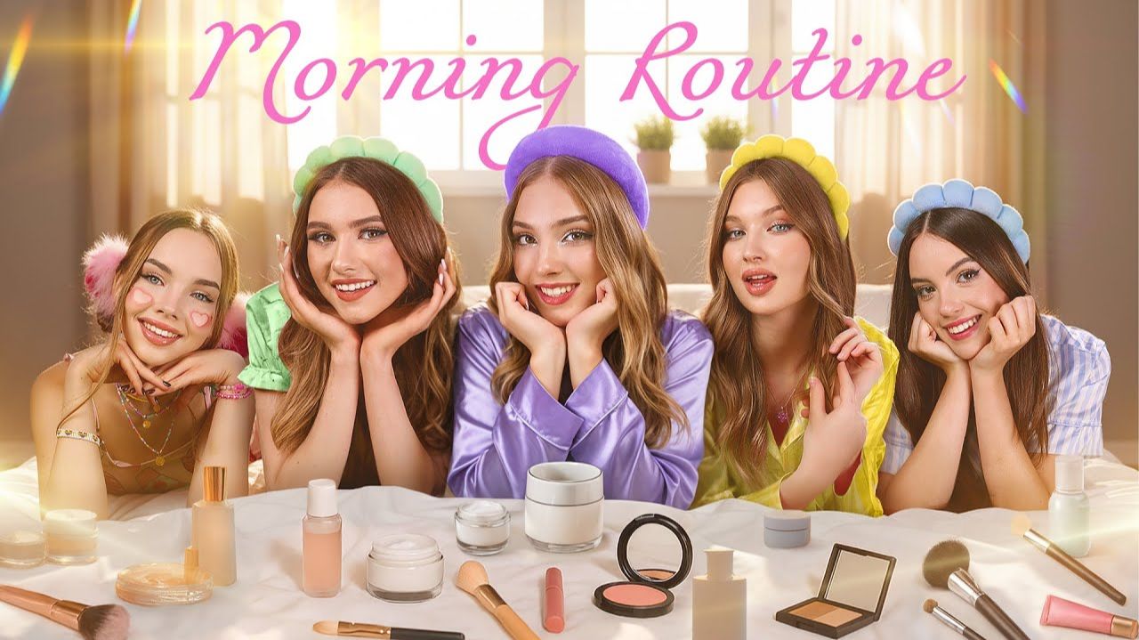 Утренняя Рутина Девушек Тим Тин! Как Стать Красоткой За Ночь#