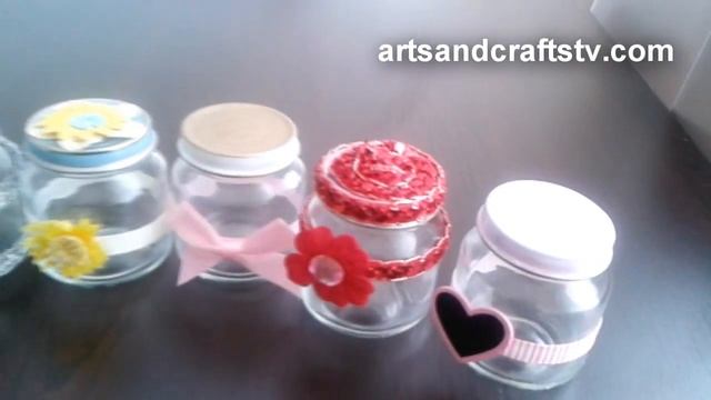 DIY украшенные переделанные баночки из-под детского питания