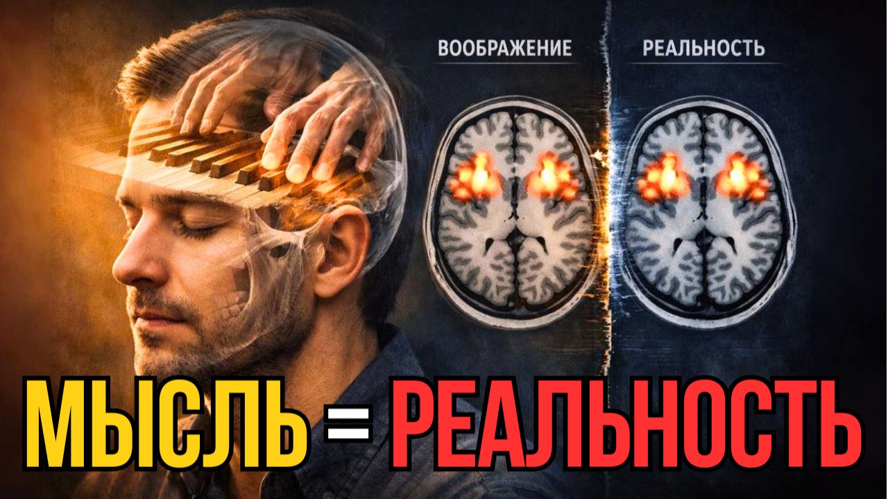 ⚠️ Мозг НЕ ОТЛИЧАЕТ воображение от реальности | Прорыв в нейронауке (используйте это)