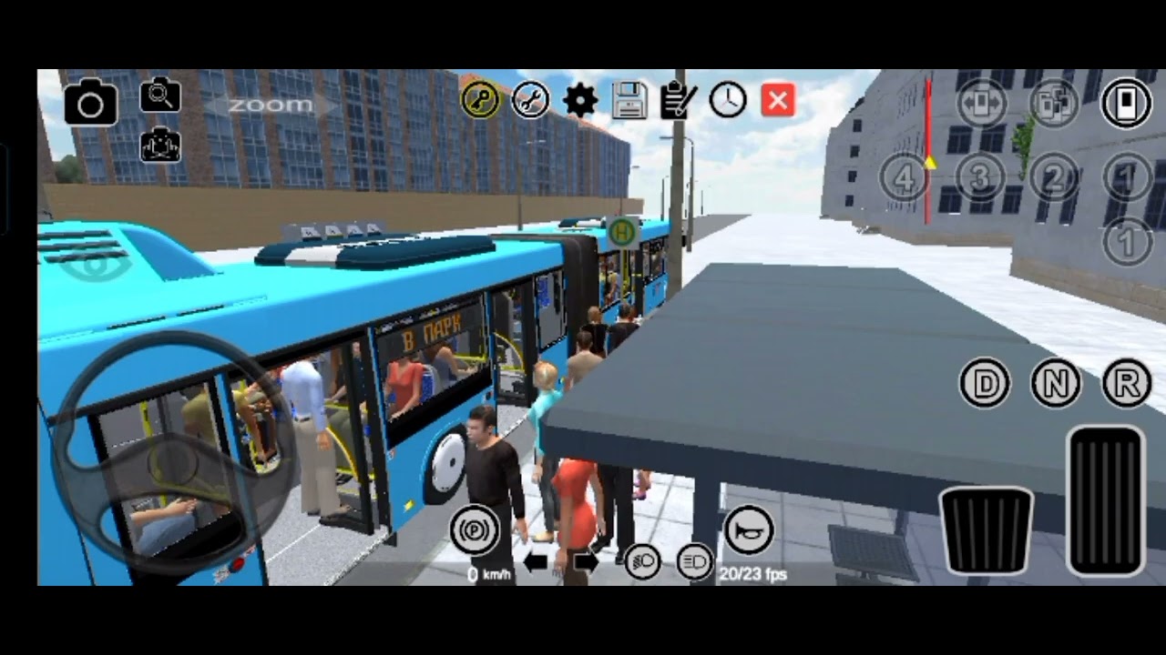 Игра Proton Bus Simulator. Поездка по гомельскому маршруту 17