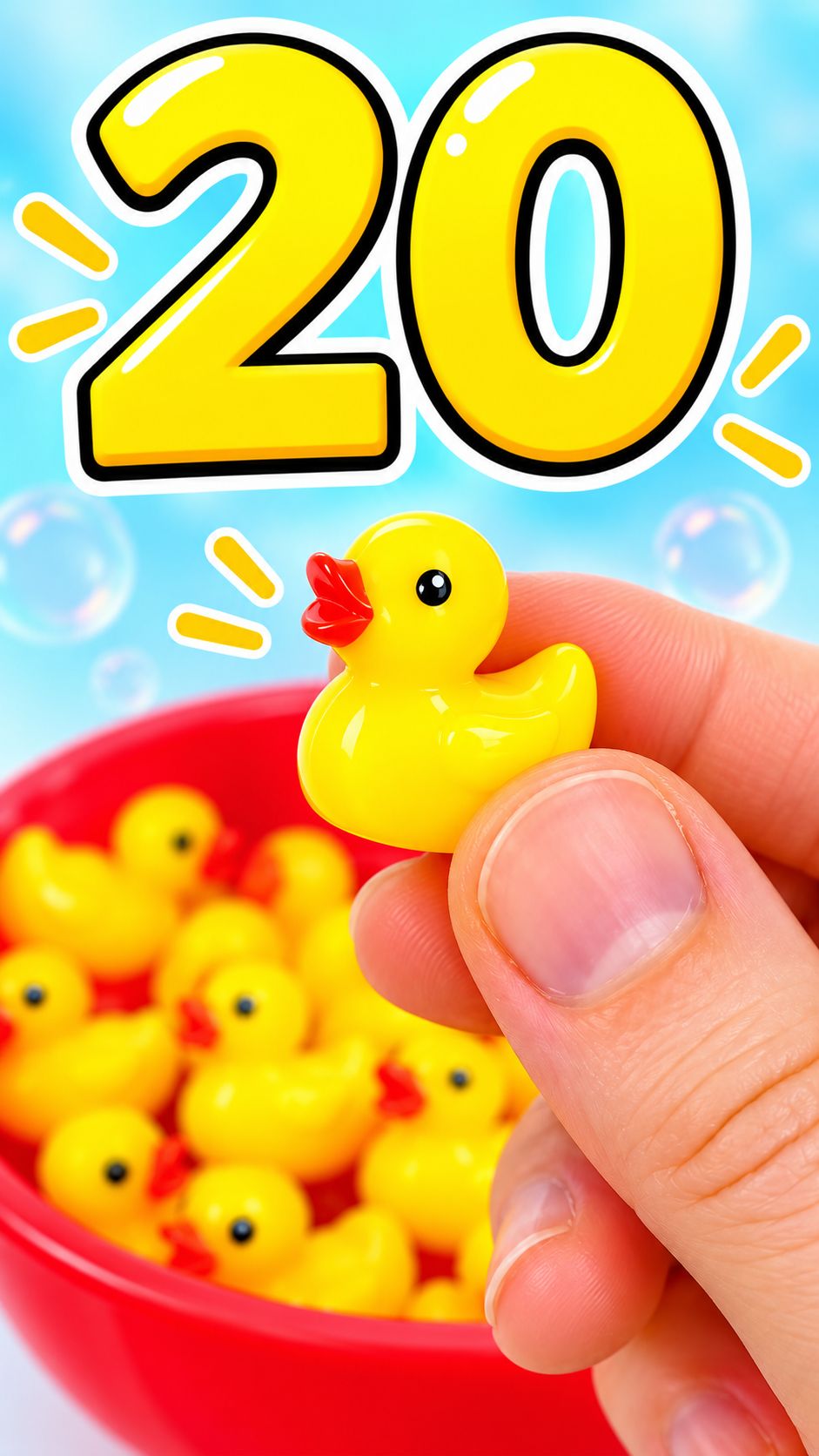 Считаем Уточек от 1 до 20! 🐥 Учим Цифры!