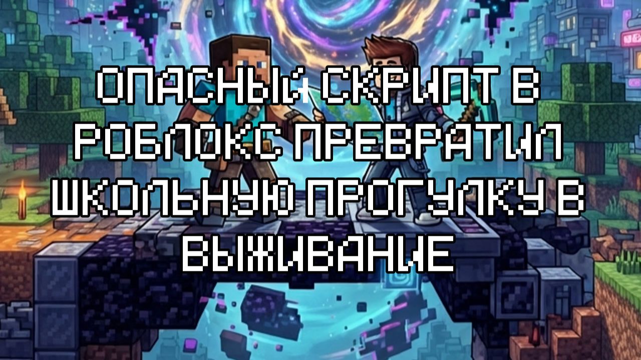 Опасный скрипт в роблокс превратил школьную прогулку в выживание