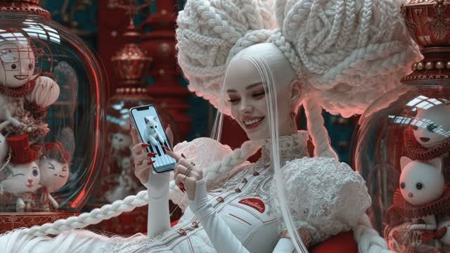 Surreal Fashion Music Video  “How Are You Feeling”  Chris & Crystal AI Art  Original Music, 4K